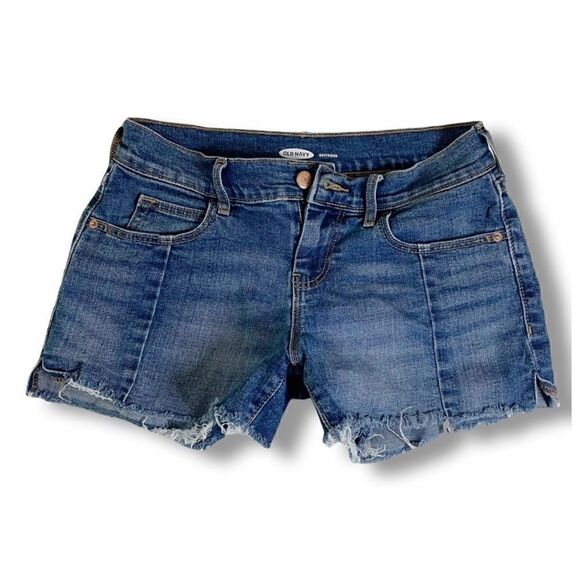 Old Navy High-Rise Boyfriend Cut-Off Jean Shorts - Picture 1 of 5